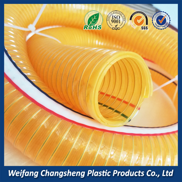 PVC Steel Wire Reinforced Hose, China factory PVC Steel Wire Reinforced
